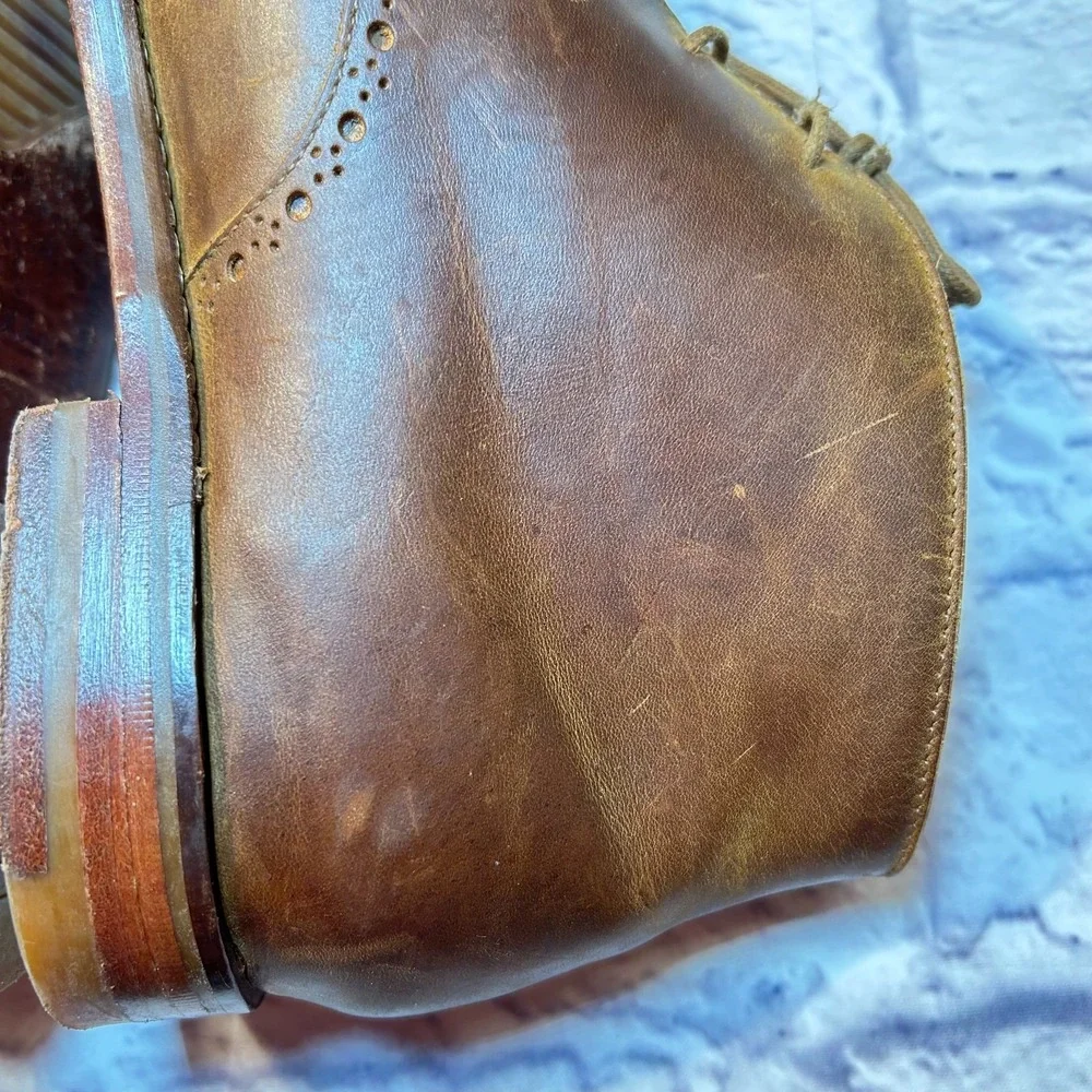 Cole Haan Cambridge Chukka Boots Mens 8.5 Brown Leather Lace-Up All Day Comfort